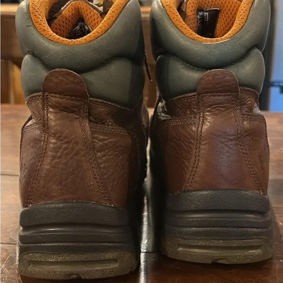 Timberland Pro 6 Men's Leather Lace-Up Work Boots Alloy Toe Water Resistant - Picture 3 of 9